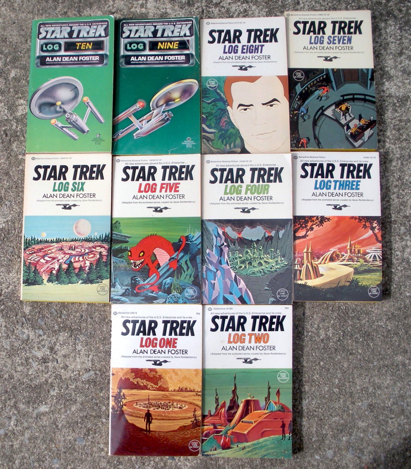 star trek log dates