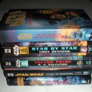 5 Star Wars Books, Vector Prime, Star by Star, Cloak of Deception, Crystal Star 5 Star Wars Books, Vector Prime, Star by Star, Cloak of Deception, Crystal Star