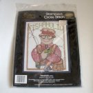 Cross Stitch Kit, Fishaholic by Golden Bee Candamar Designs Cross Stitch Kit, Fishaholic by Golden Bee Candamar Designs