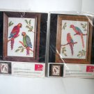 Parrots and Macaws Birds Cross Stitch Kits by Pik