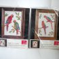 Parrots and Macaws Birds Cross Stitch Kits by Pik