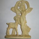 Woman with Lamb Figurine Statue Made in Greece Woman with Lamb Figurine Statue Made in Greece
