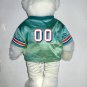 Vermont Teddy Bear Plush NFL Dolphins Football