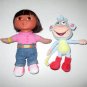 Dora Doll and Boots Monkey Plush Figures