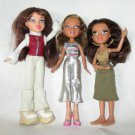3 Bratz Dolls Yasmin, Dana MGA 2001 Lot 3