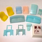 12-Piece Vintage DollHouse Furniture