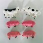 Vintage Nylint Pigs Cows Plastic Figures