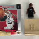 Lego Mini Figure NBA Allen Iverson Foil Card 2002 Lego Mini Figure NBA Allen Iverson Foil Card 2002