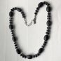 Chaps, Black Bead Choker Necklace