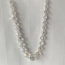 Vintage 24" Faceted Lucite Bead, Necklace