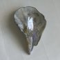 Vintage Pin Shell Clear Crystal Quartz Stone, Reiki, Healing