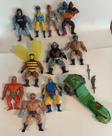 He-Man Figures Lot, Evil Lyn, Buzz-Off, Hordak, Road Ripper