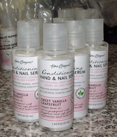 HAND AND NAIL SERUM SWEET VANILLA AND GRAPEFRUIT NEW GANZ TIME AND