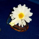 Daisy Flower Hair Accessory Barrette Clip OOAK