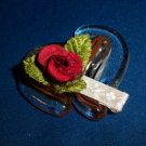 Rose Buds Flower Hair Accessory Barrette Clip OOAK