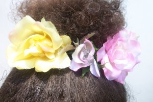 Mixed Color Ponytail Halo