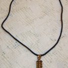 Artisan antique pendant on silk type black cord Must see-artisan