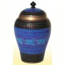 Blue Wooden Candy Jar - Lac Work