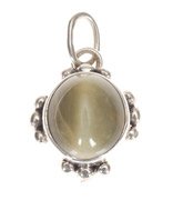 Cat's Eye Pendant Silver