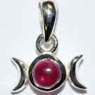 GARNET Silver Pendant