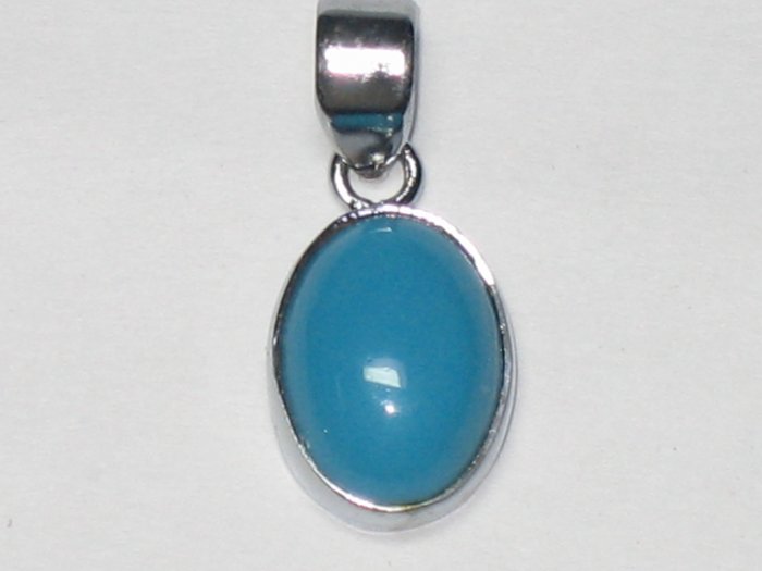 Firoza Silver Pendant