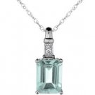 Aquamarine Pendant Silver