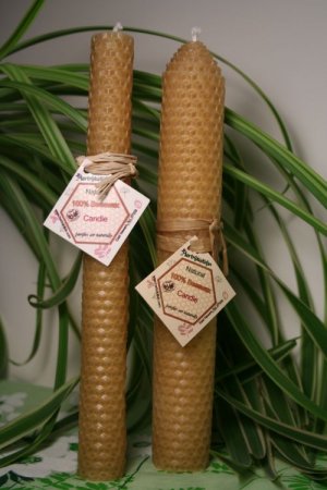 Pure Beeswax Candle Set
