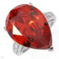 Ruby Cocktail Ring     .925 Sterling silver Ring