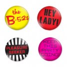 B52s 4 Pack Button Set (B-52s)