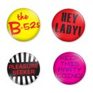 B52s 4 Pack Button Set (B-52s)