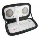 ipod universal mp3 portable speaker system with adapters case retail