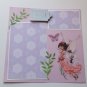 "No 1 Fairy Girl"-Premade Scrapbook Page -8x8 Layout