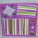"Sweet Cupcakes"-Premade Scrapbook Page -8x8 Layout