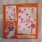 "Touchdown Football"-Premade Scrapbook Page -8x8 Layout