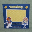 "Touchdown School Spirit"-Premade Scrapbook Page -8x8 Layout