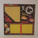 "Trick or Treat Magic"-Premade Scrapbook Page -8x8 Layout