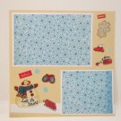 "Let It Snow"-Premade Scrapbook Page -8x8 Layout