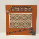 "The Nativity"-Premade Scrapbook Page -8x8 Layout