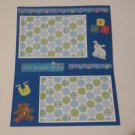 "Our Bundle Of Joy Boy a"-Premade Scrapbook Page -8 1/2 x 11"  Layout