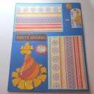 "Party Animal"-Premade Scrapbook Page -8 1/2 x 11"  Layout