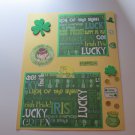 "So Lucky"-Premade Scrapbook Page -8 1/2 x 11"  Layout