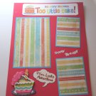 "So Many Candles"-Premade Scrapbook Page -8 1/2 x 11"  Layout