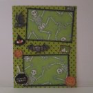 "Witches Brew"-Premade Scrapbook Page -8 1/2 x 11"  Layout