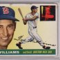 Ted Williams 1955 Topps #2 Baseball Card Graded PSA 3 VG