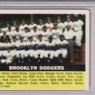 Dodgers Team Card 1956 Topps #166 PSA 5 EX