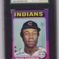 Frank Robinson 1975 Topps #580 Mini Baseball Card SGC 84 NM 7