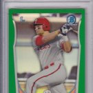 Rhys Hoskins 2014 Bowman Chrome Draft Pick Green Refractor 76/150 CDP122 PSA 10 GEM MINT
