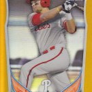 Rhys Hoskins 2014 Topps Bowman Chrome Gold Refractor Baseball ROOKIE CARD #CDP122 (11/50)