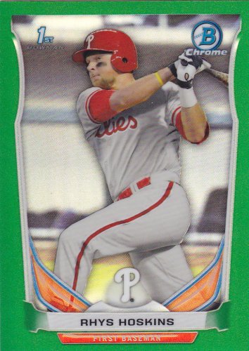 Rhys Hoskins 2014 Bowman Chrome Draft Pick Green Refractor 135/150 CDP122