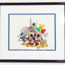 Disney Sericel Around The World with Fabulous Five 25th Anniversary Limited Edition of 5,000 Prints